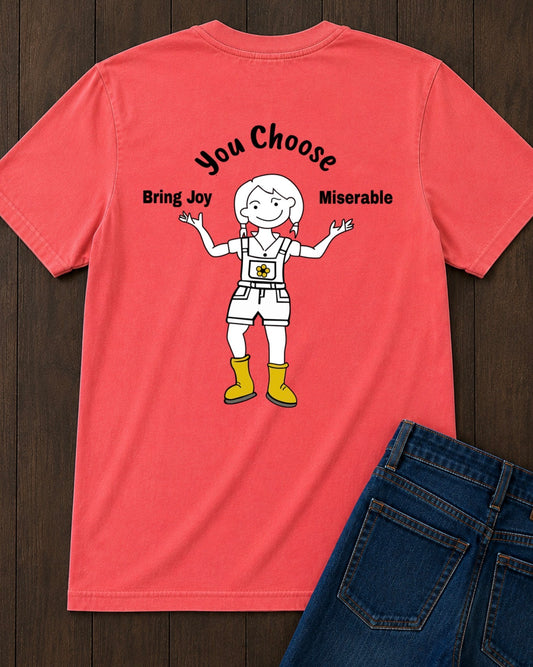 Men's T-Shirts: Bring Joy - Miserable