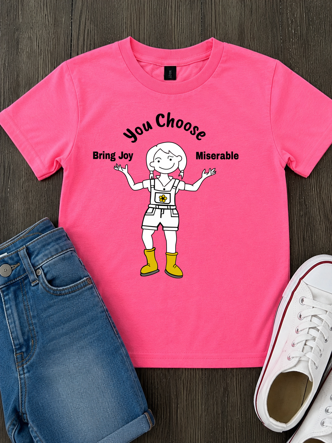 Youth T-shirts: Bring Joy - Miserable